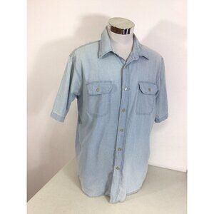 Wrangler Vintage Western Denim Shirt Mens Large